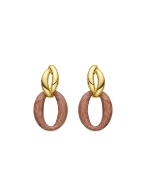 PENDIENTES GAHAI ACABADOS EN ORO AMARILLO 18K                         