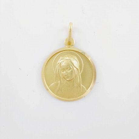 MEDALLA ORO PIEDAD 19 MM                                              