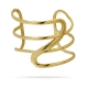 BRAZALETE DE ACERO DORADO ANARTXY