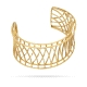 BRAZALETE DE ACERO DORADO ANARTXY