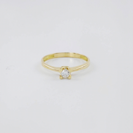 SOLITARIO DIAMANTE 0,10 CT                                                                          