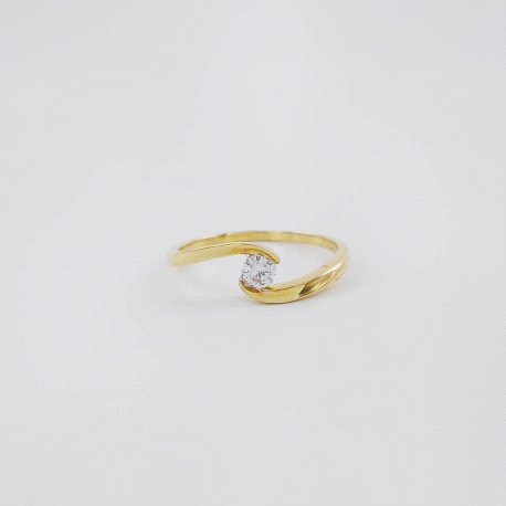 SOLITARIO DIAMANTE 0,12 CT                                                                          