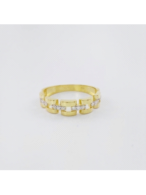 SORTIJA ORO 18 K CIRCONITAS                                                                         