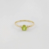 SORTIJA ORO PERIDOTO Y BTE 0.03 CT                                                                  