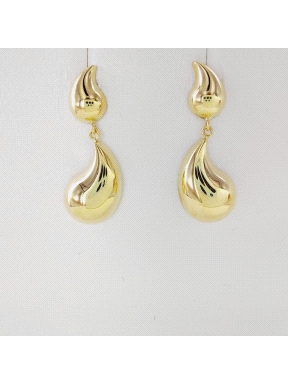 PENDIENTES ORO GOTAS                                                                                