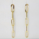 PENDIENTES ORO ESLABONES