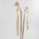 PENDIENTES ORO ESLABONES                                                                            