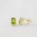 PENDIENTES ORO Y PERIDOTO