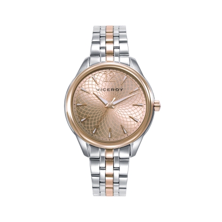 RELOJ ACERO IP ROSA BRAZALETE VICEROY                                                               