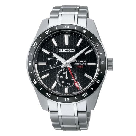 SEIKO PRESAGE SHARP EDGED GMT NEGRO                                                                 