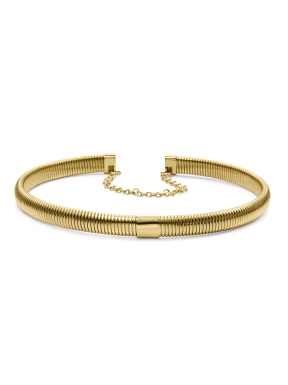 COLLAR ACERO IP DORADO TUBOGAS VICEROY                                                              