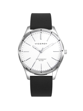 RELOJ ACERO CORREA SILICONA VICEROY                                                                 