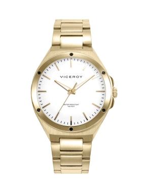 RELOJ ACERO IP DORADO BRAZALETE VICEROY                                                             