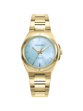 RELOJ ACERO IP DORADO BRAZALETE VICEROY                                                             