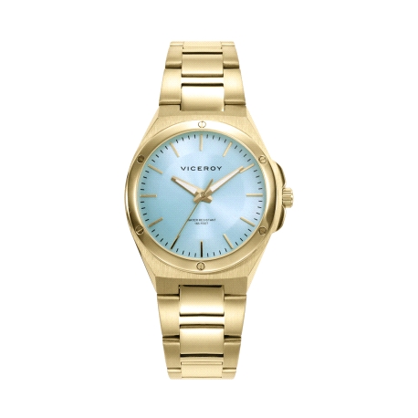 RELOJ ACERO IP DORADO BRAZALETE VICEROY                                                             