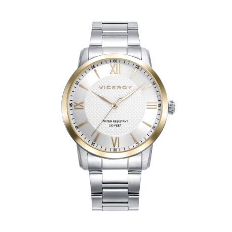 RELOJ ACERO IP DORADO BRAZALETE VICEROY                                                             