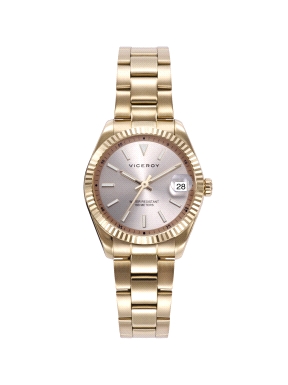 RELOJ ACERO IP DORADO BRAZALETE VICEROY                                                             