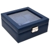 ESTUCHE PARA 6 RELOJES AZUL MARINO                                                                  
