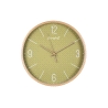 RELOJ PARED MADERA VERDE SILENCIOSO 30,5CM