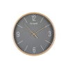 RELOJ PARED MADERA GRIS SILENCIOSO 30,5CM