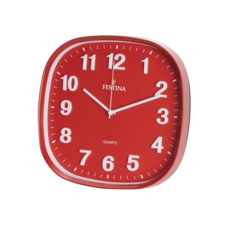 RELOJ PARED FESTINA ROJO 31 CMS                                                                     