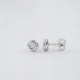 PENDIENTES DIAMANTE CHATON 0.045