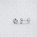 PENDIENTES DIAMANTE CHATON 0.045