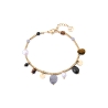 PULSERA ACERO IP DORADO Y PIEDRAS VICEROY                                                           