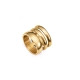 ANILLO ACERO IP DORADO ANCHO VICEROY                                                                