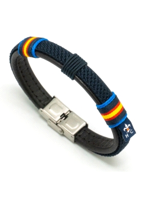 PULSERA WAKE UP AZUL MARINO                                                                         