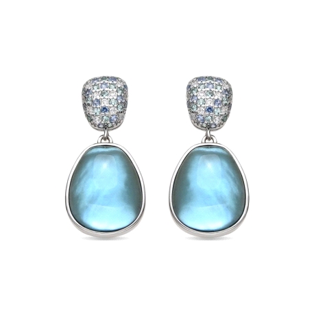 PENDIENTES KIZIANE PLATA LUXENTER                                                                   