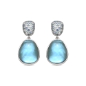 PENDIENTES KIZIANE PLATA LUXENTER