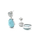 PENDIENTES KIZIANE PLATA LUXENTER                                                                   