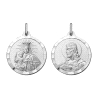 MEDALLA ESCAPULARIO PLATA 18 MM