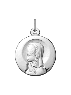 MEDALLA PLATA VIRGEN NIÑA                                                                           