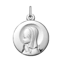MEDALLA PLATA VIRGEN NIÑA