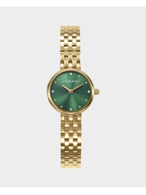 RELOJ ACERO IP DORADO BRAZALETE VICEROY                                                             