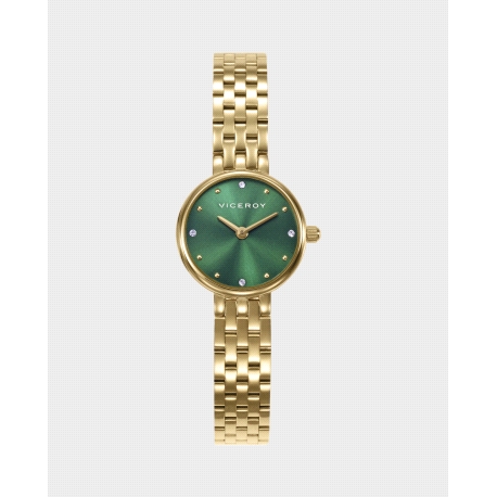 RELOJ ACERO IP DORADO BRAZALETE VICEROY                                                             