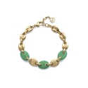 PULSERA ACERO IP DORADO VICEROY                                                                     