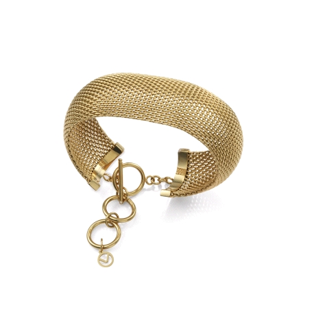 PULSERA ACERO IP DORADO VICEROY                                                                     