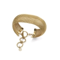 PULSERA ACERO IP DORADO VICEROY                                                                     
