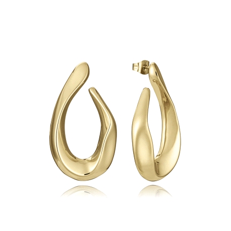PENDIENTES ACERO IP DORADO VICEROY                                                                  
