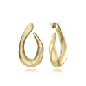 PENDIENTES ACERO IP DORADO VICEROY                                                                  