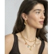 PENDIENTES ACERO IP DORADO VICEROY                                                                  