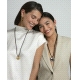 COLLAR ACERO IP PIEL MARRON VICEROY                                                                 