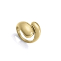 ANILLO ACERO IP DORADO VOLUMEN VICEROY