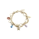 PULSERA ACERO IP DORADO CONCHA VICEROY                                                              