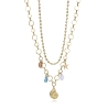 COLLAR ACERO IP DORADO CONCHA VICEROY                                                               