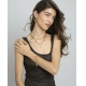 COLLAR ACERO IP DORADO CONCHA VICEROY                                                               