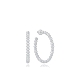 PENDIENTES ACERO CHAPADO PLATA VICEROY                                                              